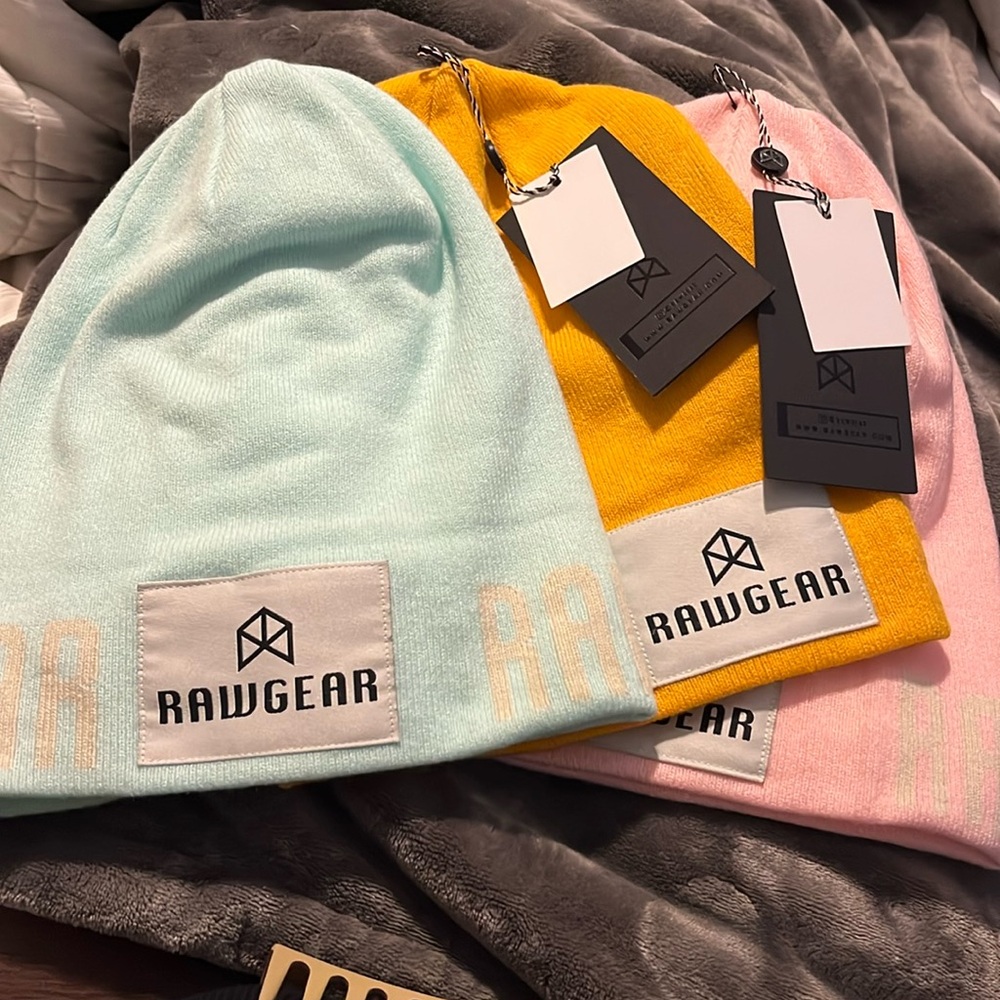 Raw gear beanies